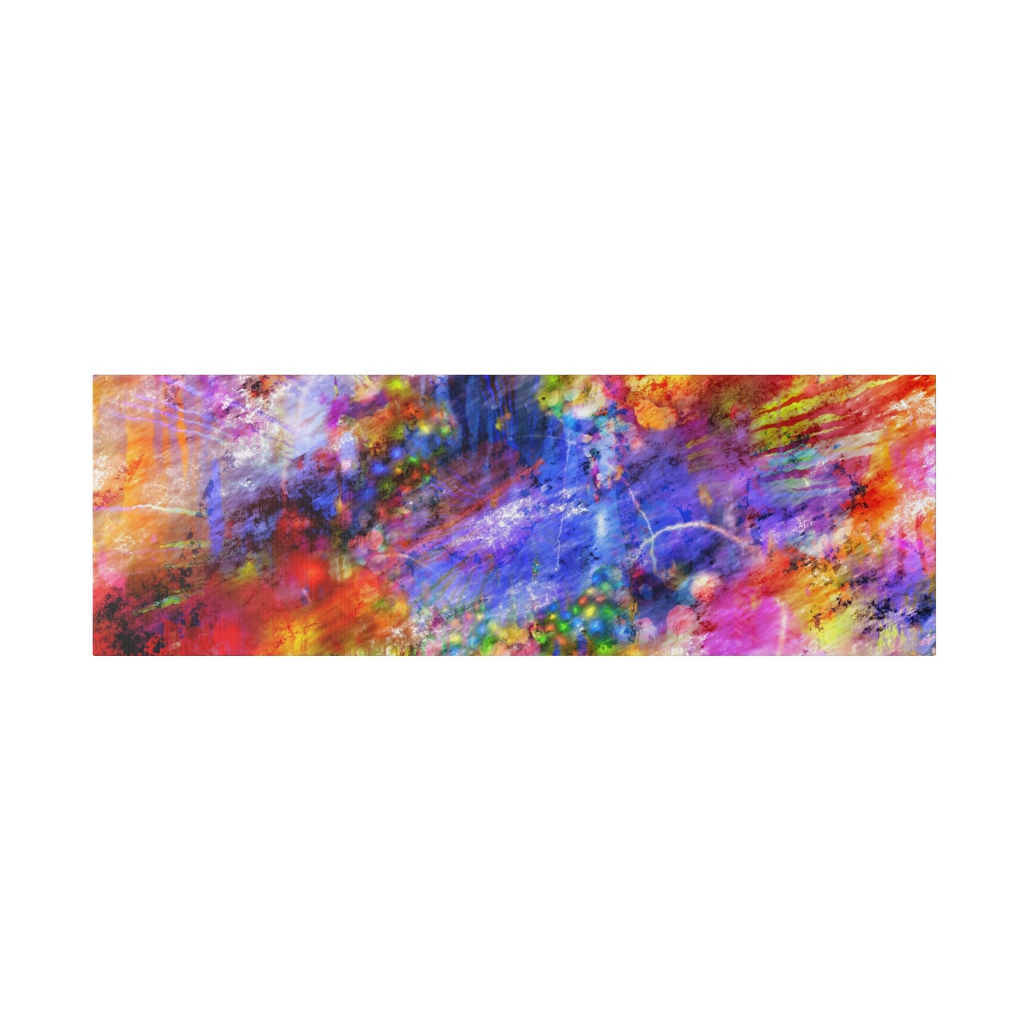 Vibrant Explosion Abstract Art Canvas