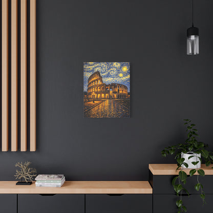 The Colosseum Under a Starry Sky – Van Gogh Inspired Canvas Print in Van Gogh style canvas art, product image 42 of 60