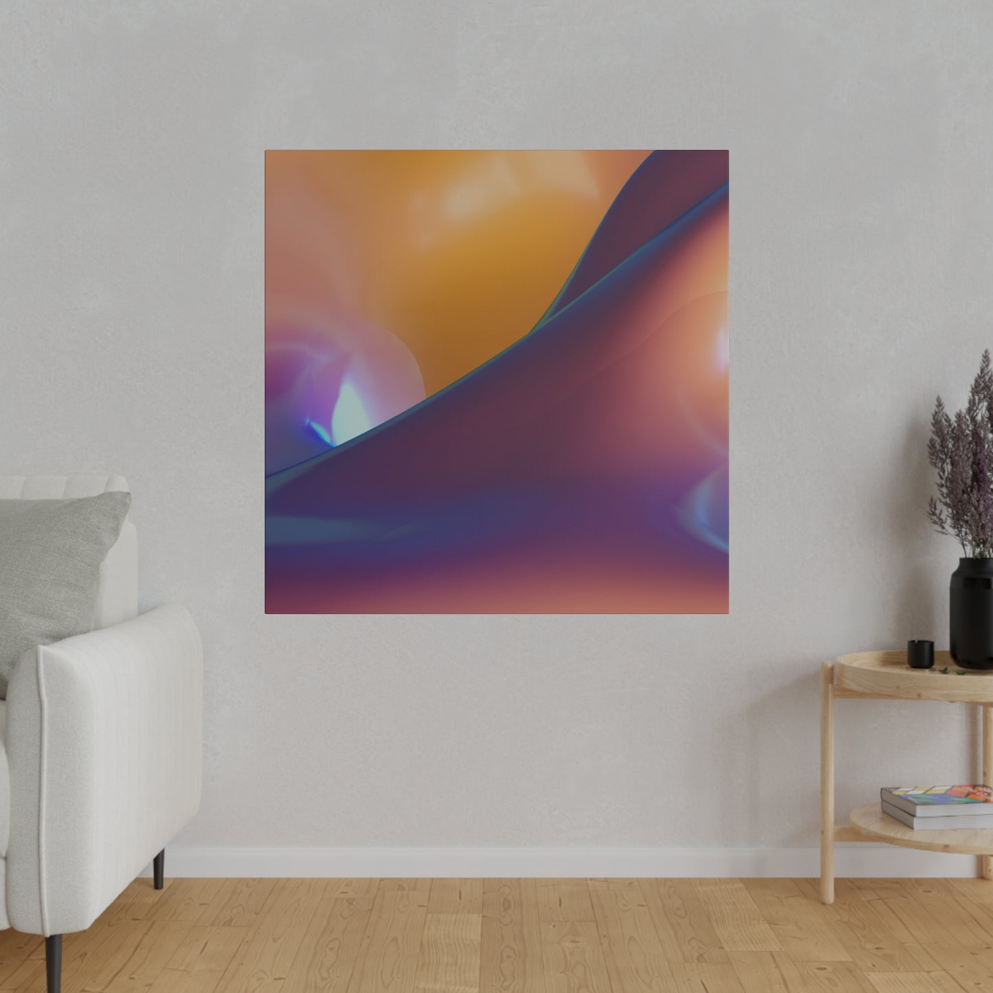 Abstract Fluid Art Canvas Print - Modern Wall Decor