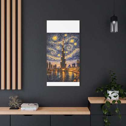 Burj Khalifa Beneath a Starry Sky – Van Gogh Inspired canvas wall art, product image 62 of 68