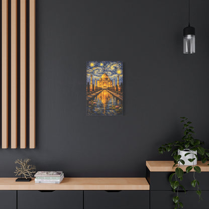 The Taj Mahal in a Starry Dream – Van Gogh Inspired Canvas Print in Van Gogh style canvas art, product image 36 of 60