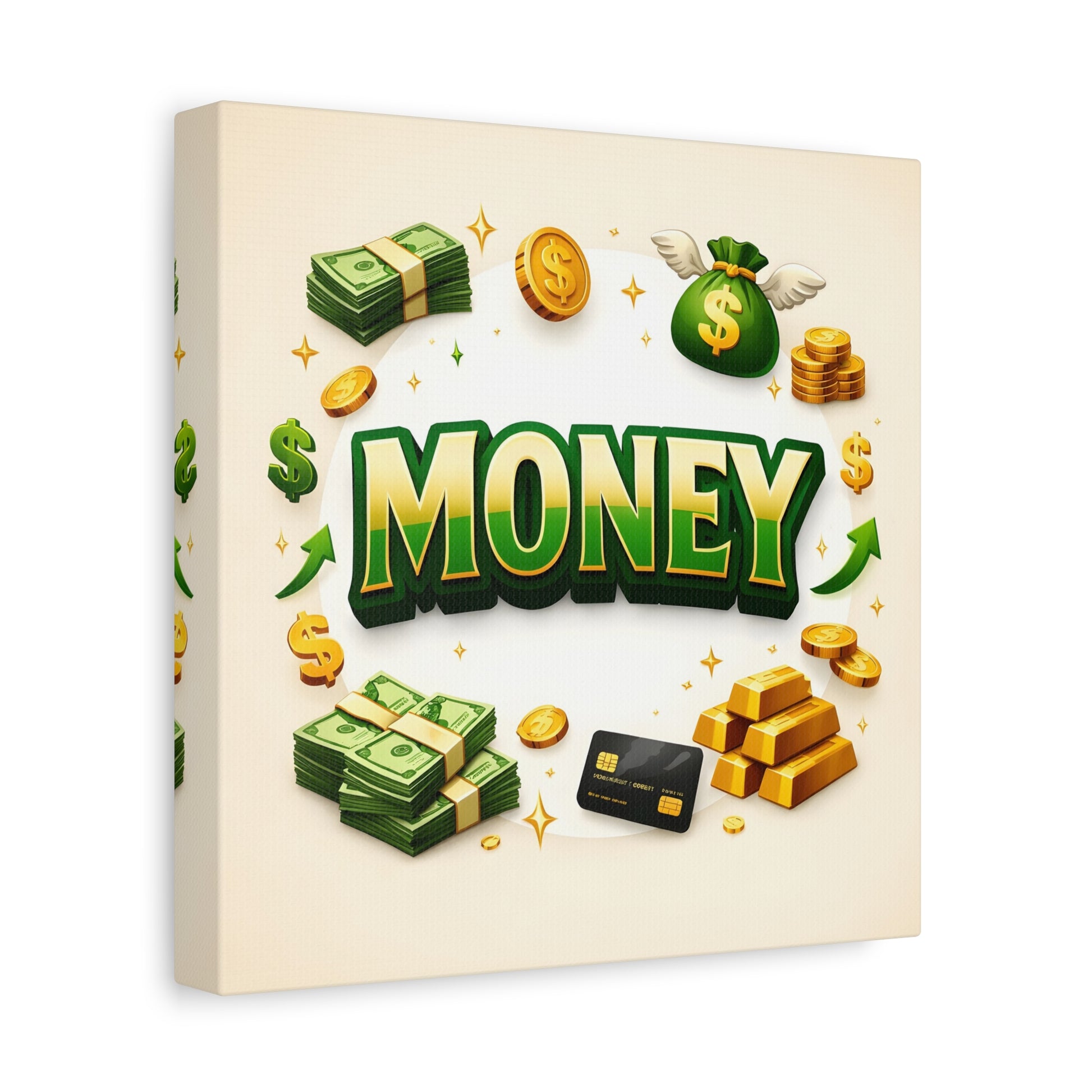 Money Power Canvas Wall Art Canvas image 14