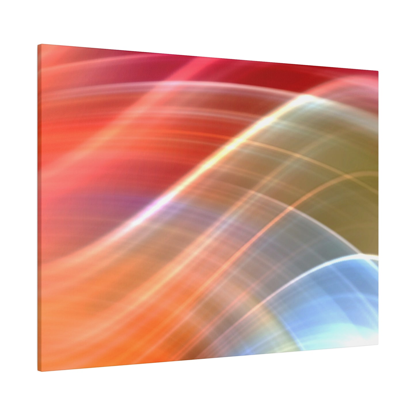 Radiant Waves Abstract Art Canvas Wall Art