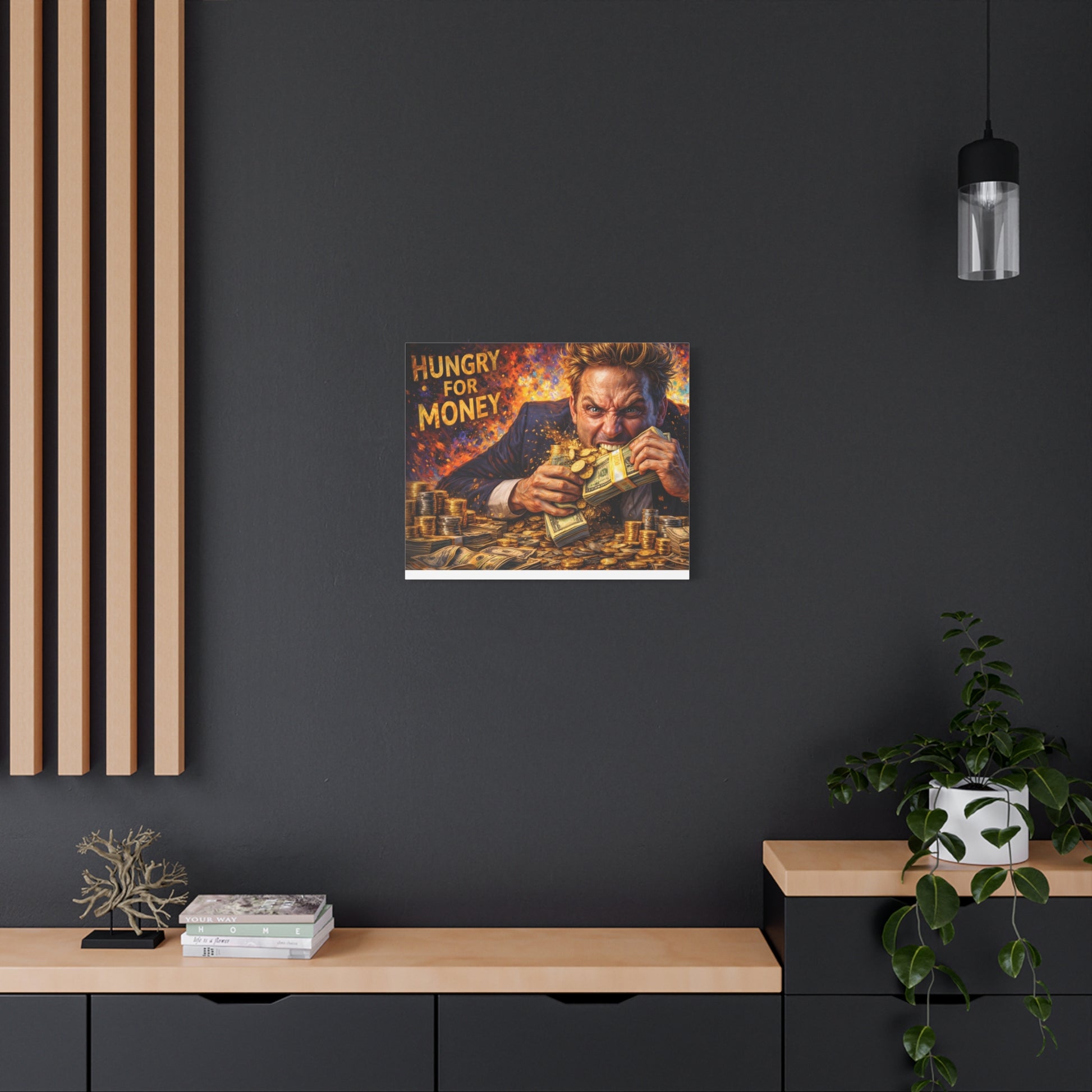 Hungry for Money – Entrepreneur Mindset canvas wall art, product image 46 of 64