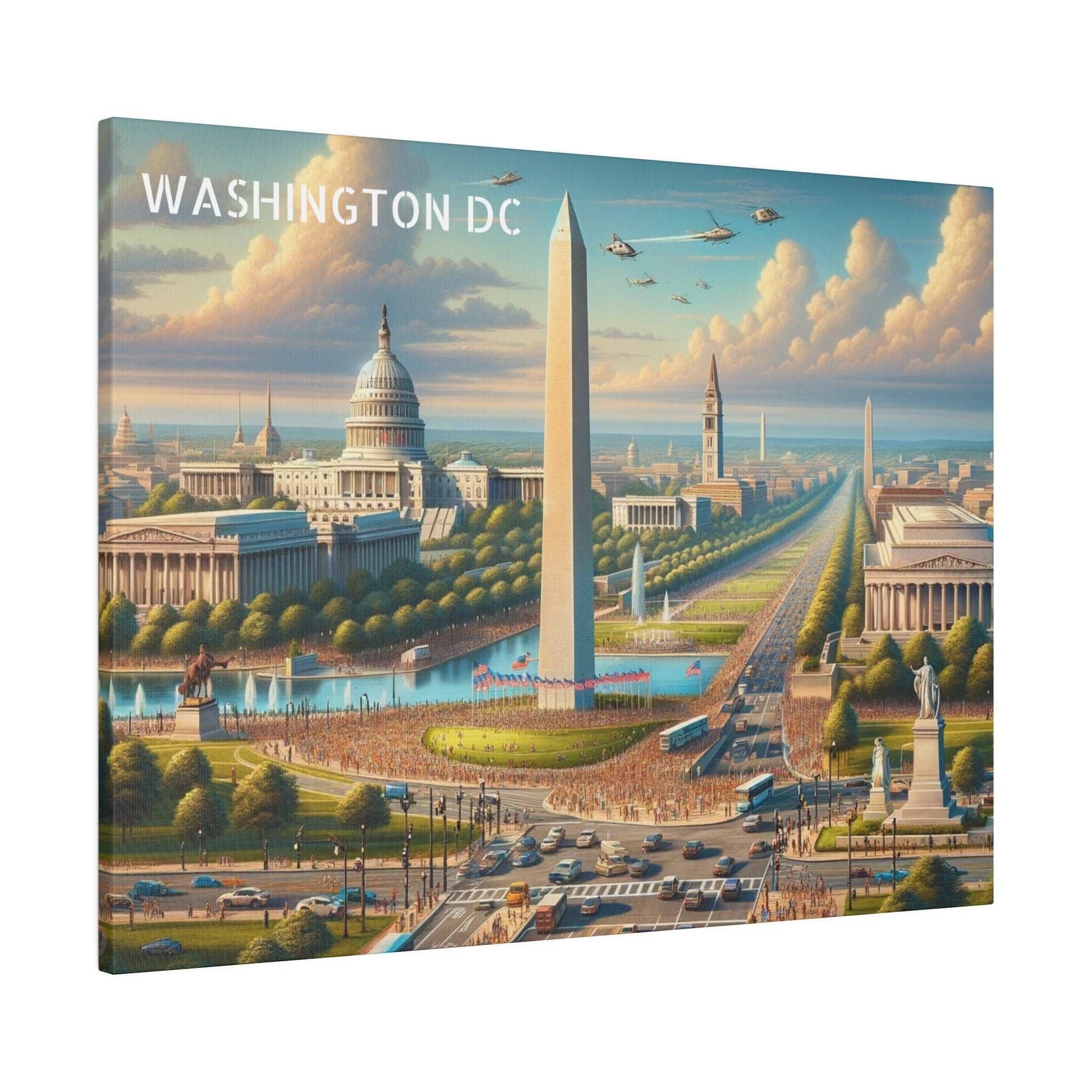 Washington DC Skyline Canvas Art