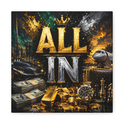 All In – Luxury Entrepreneur canvas wall art, product image 2 of 40
