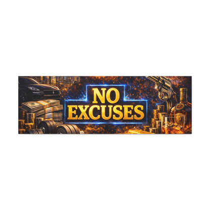 No Excuses – Luxury Motivation canvas wall art, product image 17 of 84
