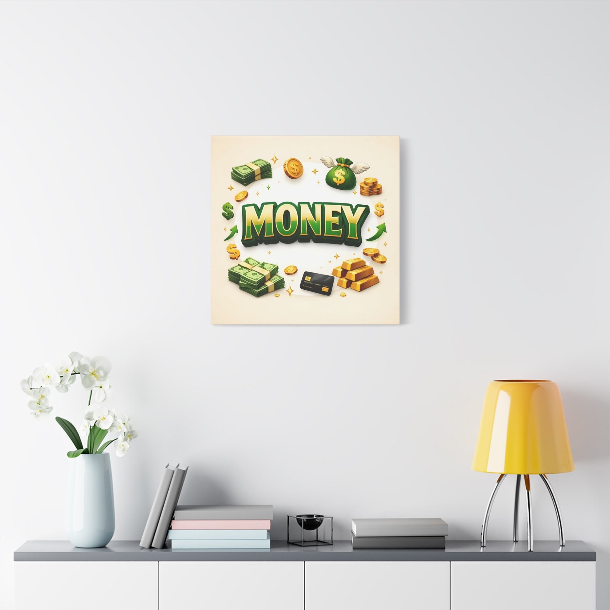 Money Power Canvas Wall Art Canvas image 30