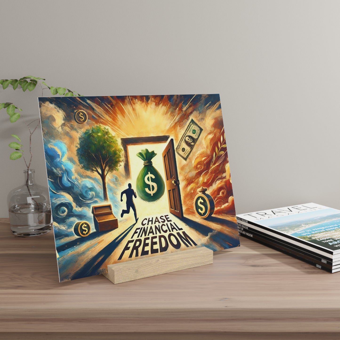 Chase Financial Freedom: Motivational Gallery Board – Inspirational Art