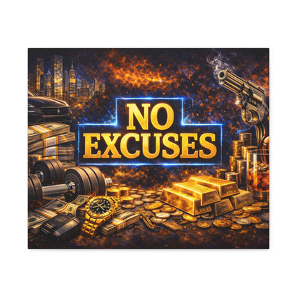 No Excuses – Luxury Motivation canvas wall art, product image 9 of 84