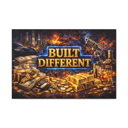 Built Different – Luxury Motivation canvas wall art, product image 8 of 80