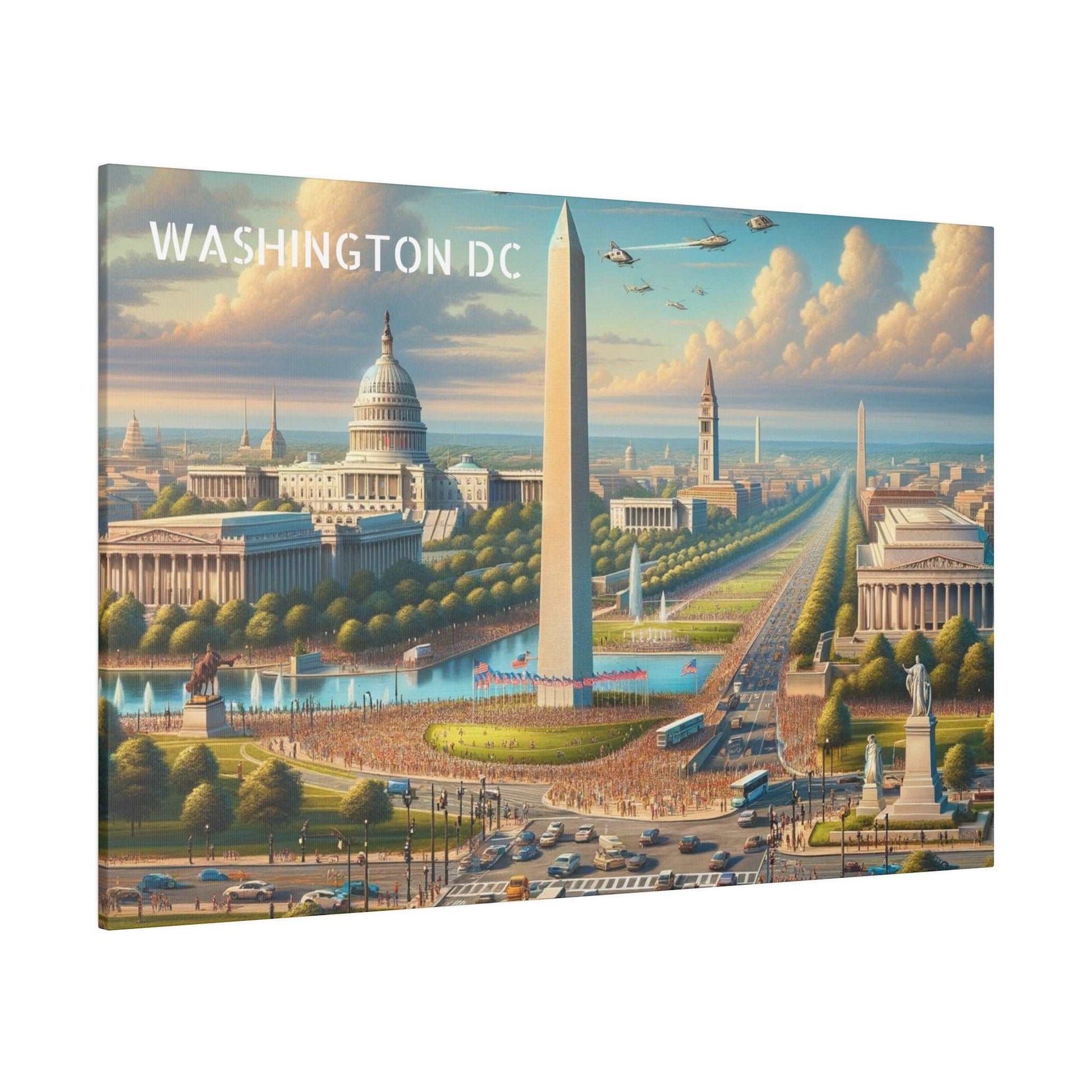 Washington DC Skyline Canvas Art