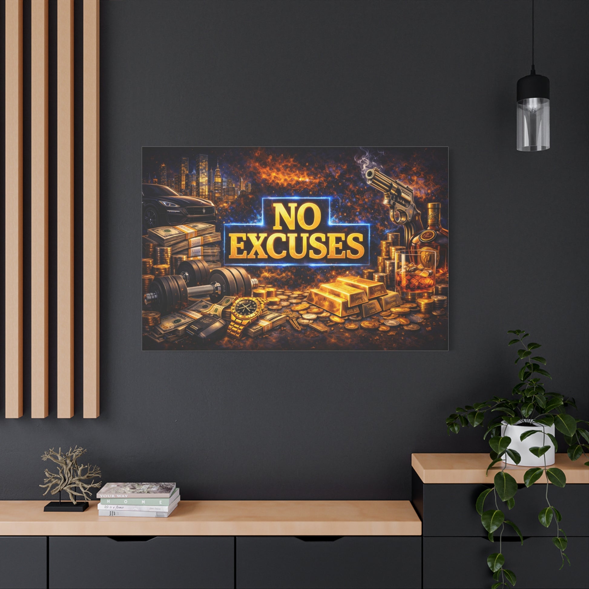 No Excuses – Luxury Motivation canvas wall art, product image 78 of 84