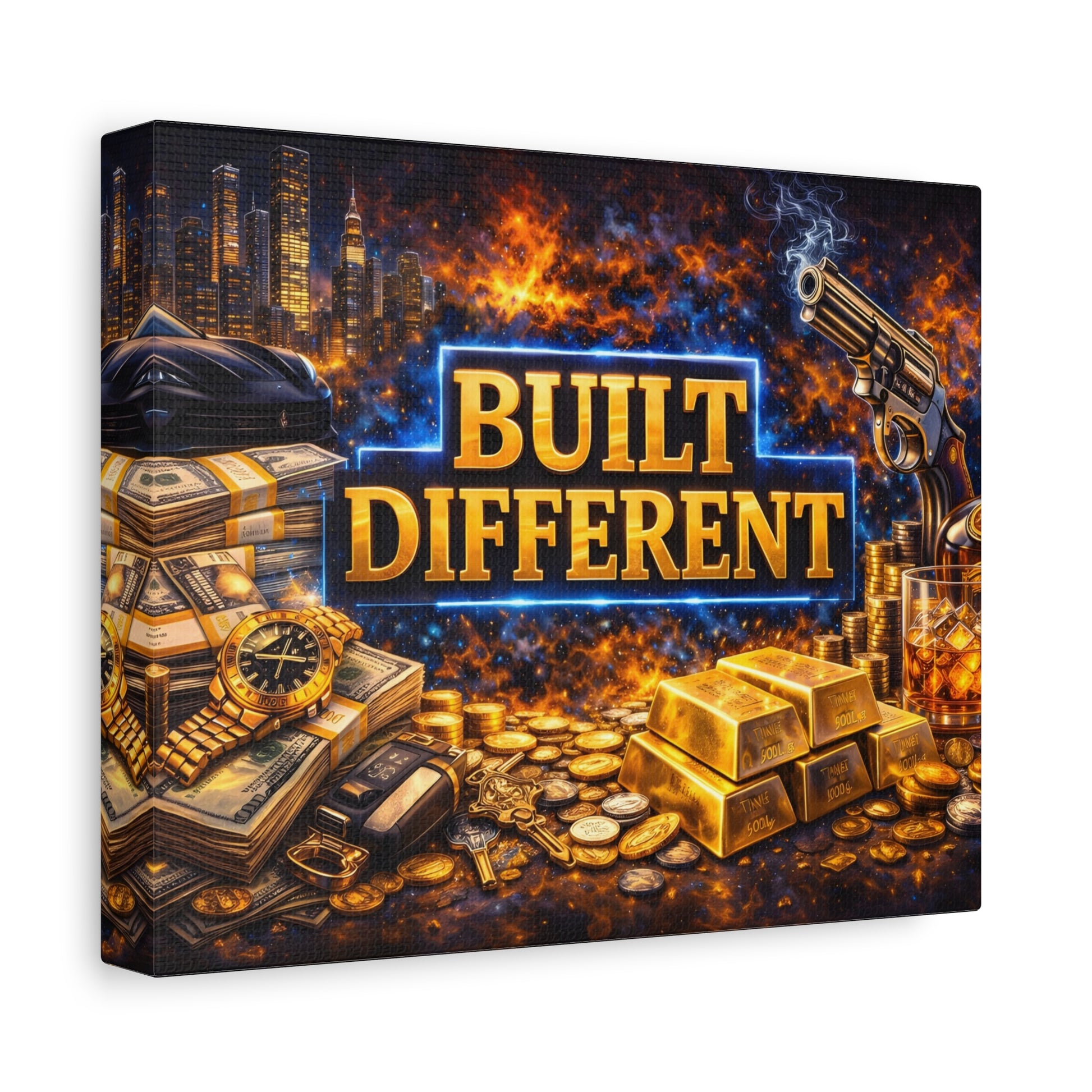 Built Different – Luxury Motivation canvas wall art, product image 21 of 80