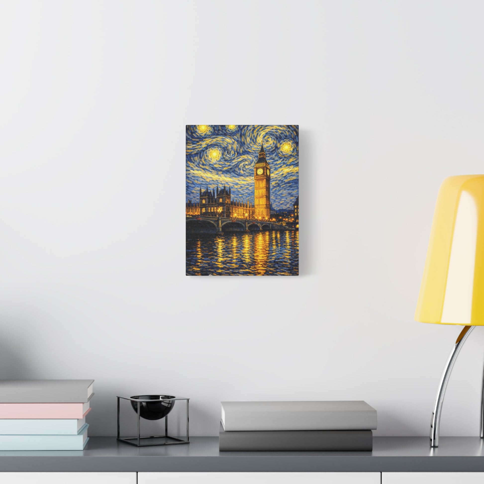 Big Ben Beneath a Starry Sky – Van Gogh Inspired Canvas Print in Van Gogh style canvas art, product image 21 of 64