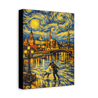 Moscow in a Starry Night – Van Gogh Inspired Canvas Print in Van Gogh style canvas art, product image 18 of 68