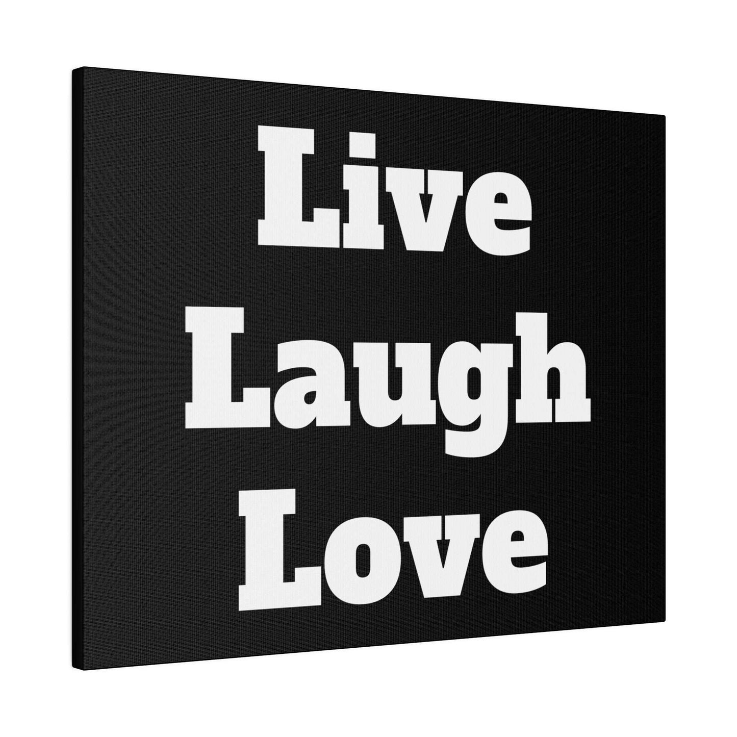 Live, Laugh, Love: Inspirational Canvas Art