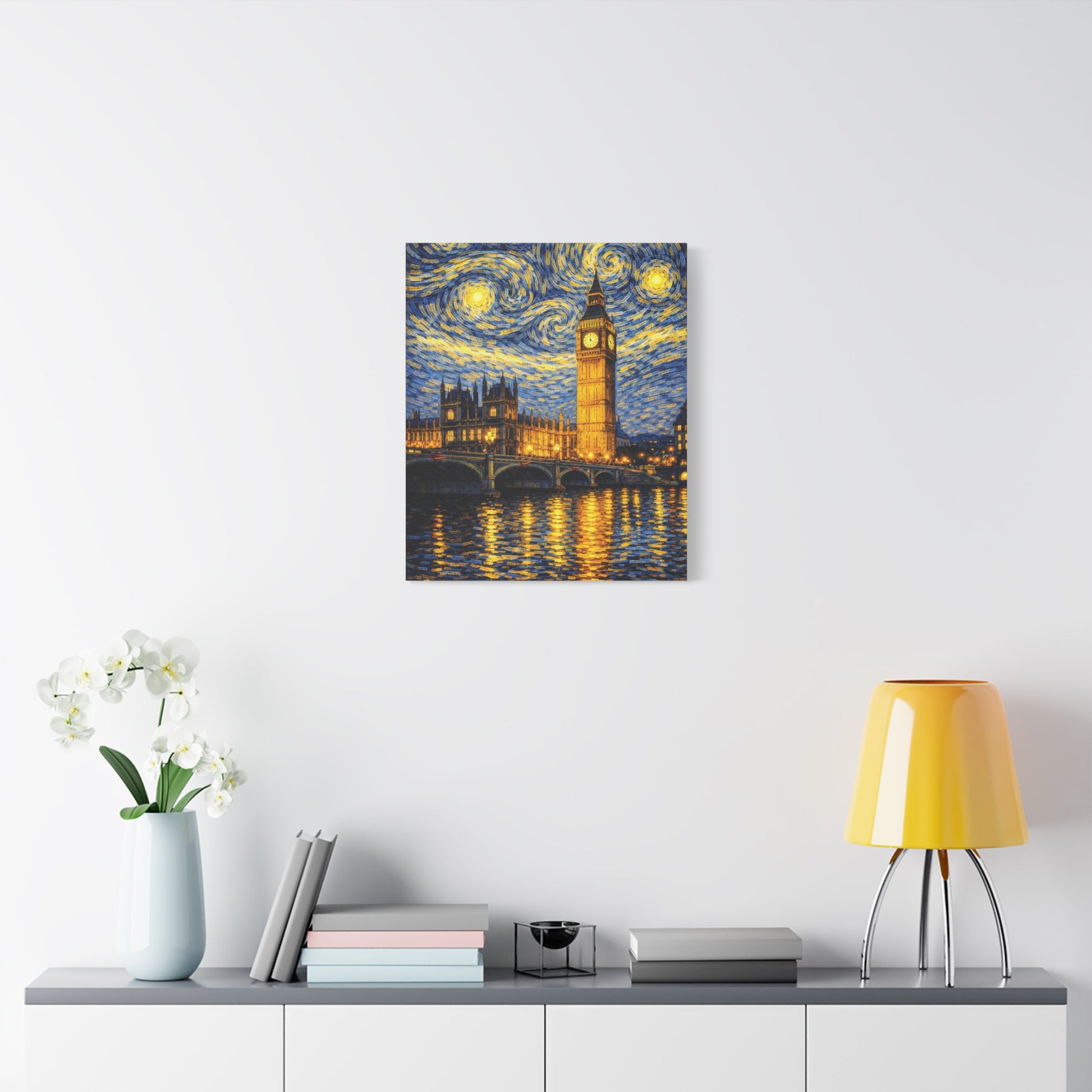 Big Ben Beneath a Starry Sky – Van Gogh Inspired Canvas Print in Van Gogh style canvas art, product image 42 of 64