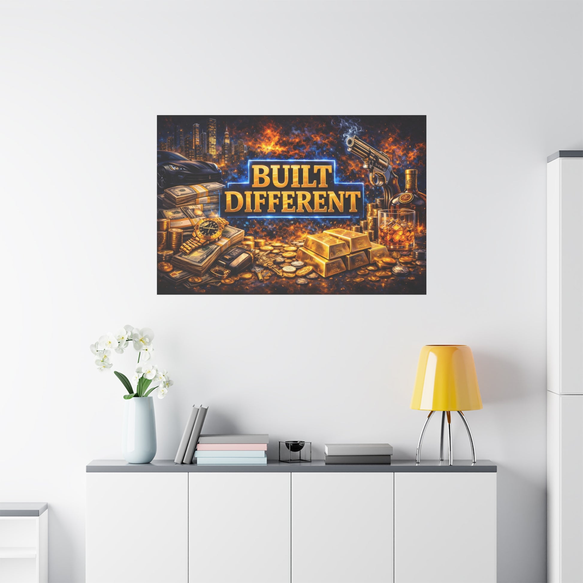 Built Different – Luxury Motivation canvas wall art, product image 73 of 80