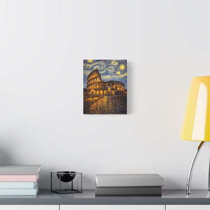 The Colosseum Under a Starry Sky – Van Gogh Inspired Canvas Print in Van Gogh style canvas art, product image 17 of 60
