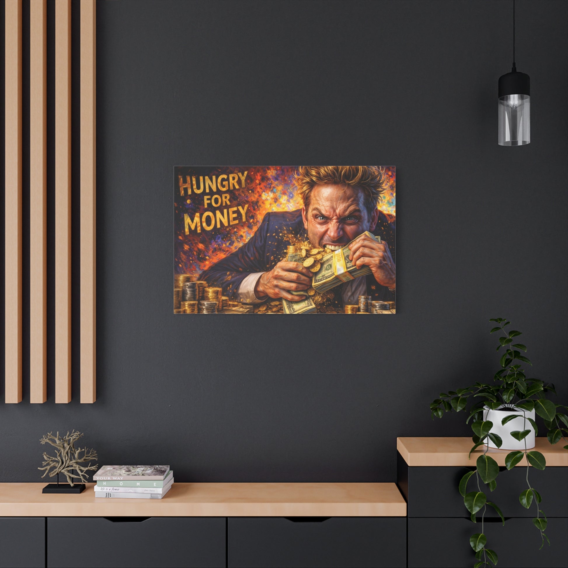 Hungry for Money – Entrepreneur Mindset canvas wall art, product image 55 of 64