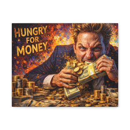 Hungry for Money – Entrepreneur Mindset canvas wall art, product image 3 of 64