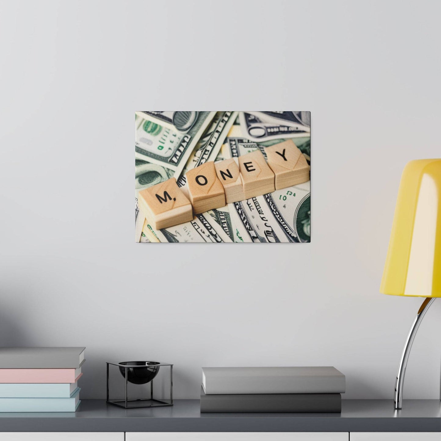 Wealth in Focus: Currency Canvas Art