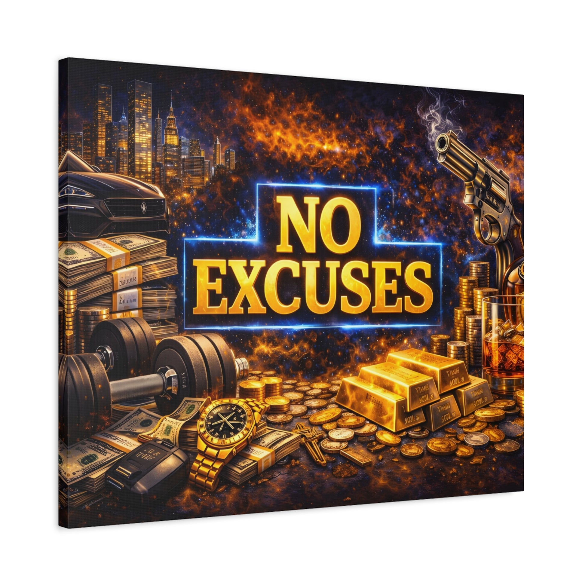 No Excuses – Luxury Motivation canvas wall art, product image 52 of 84