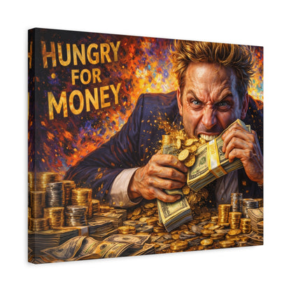 Hungry for Money – Entrepreneur Mindset canvas wall art, product image 35 of 64