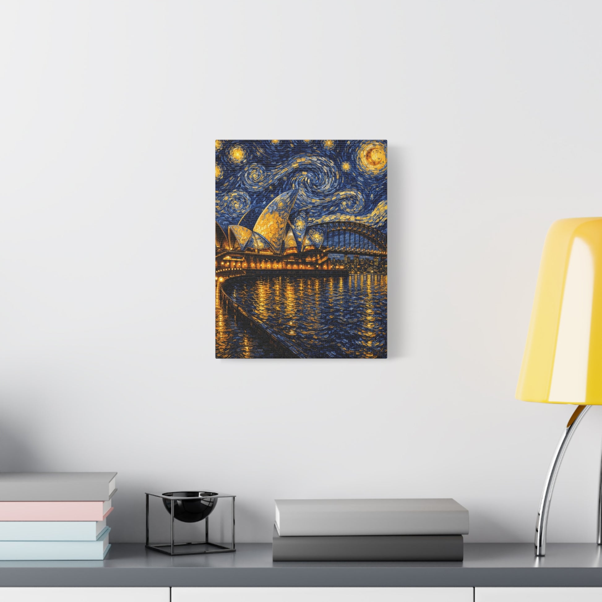 Sydney Opera House in a Starry Dream – Van Gogh Inspired Canvas Print in Van Gogh style canvas art, product image 23 of 60
