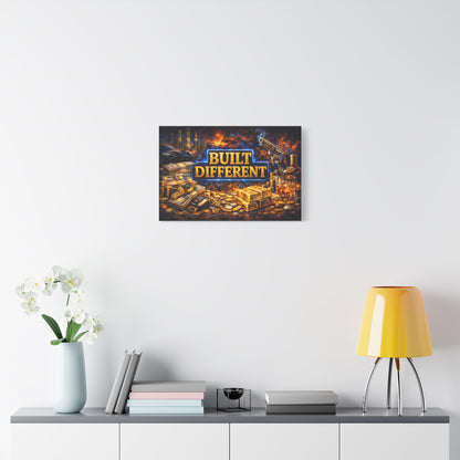 Built Different – Luxury Motivation canvas wall art, product image 43 of 80