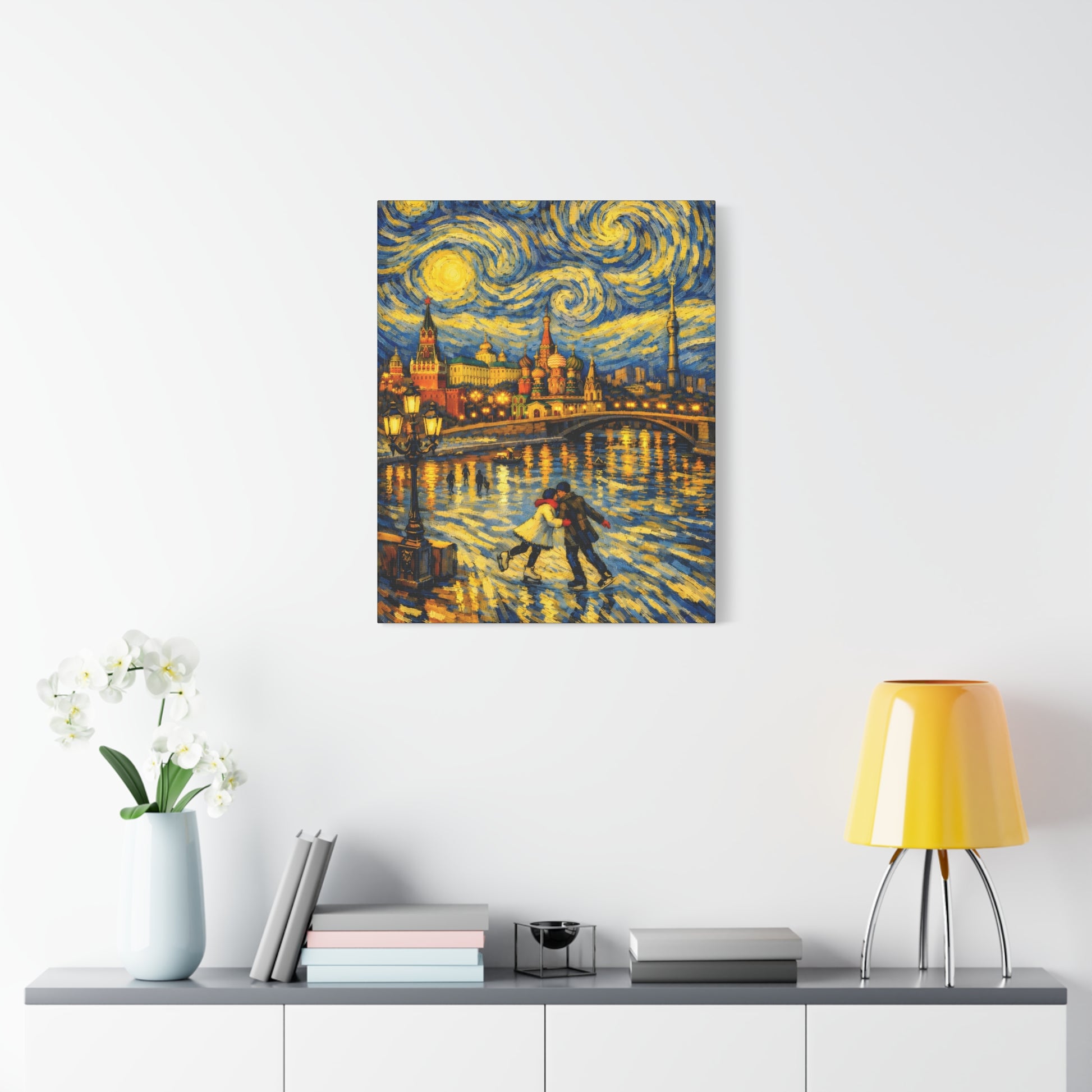Moscow in a Starry Night – Van Gogh Inspired Canvas Print in Van Gogh style canvas art, product image 49 of 68