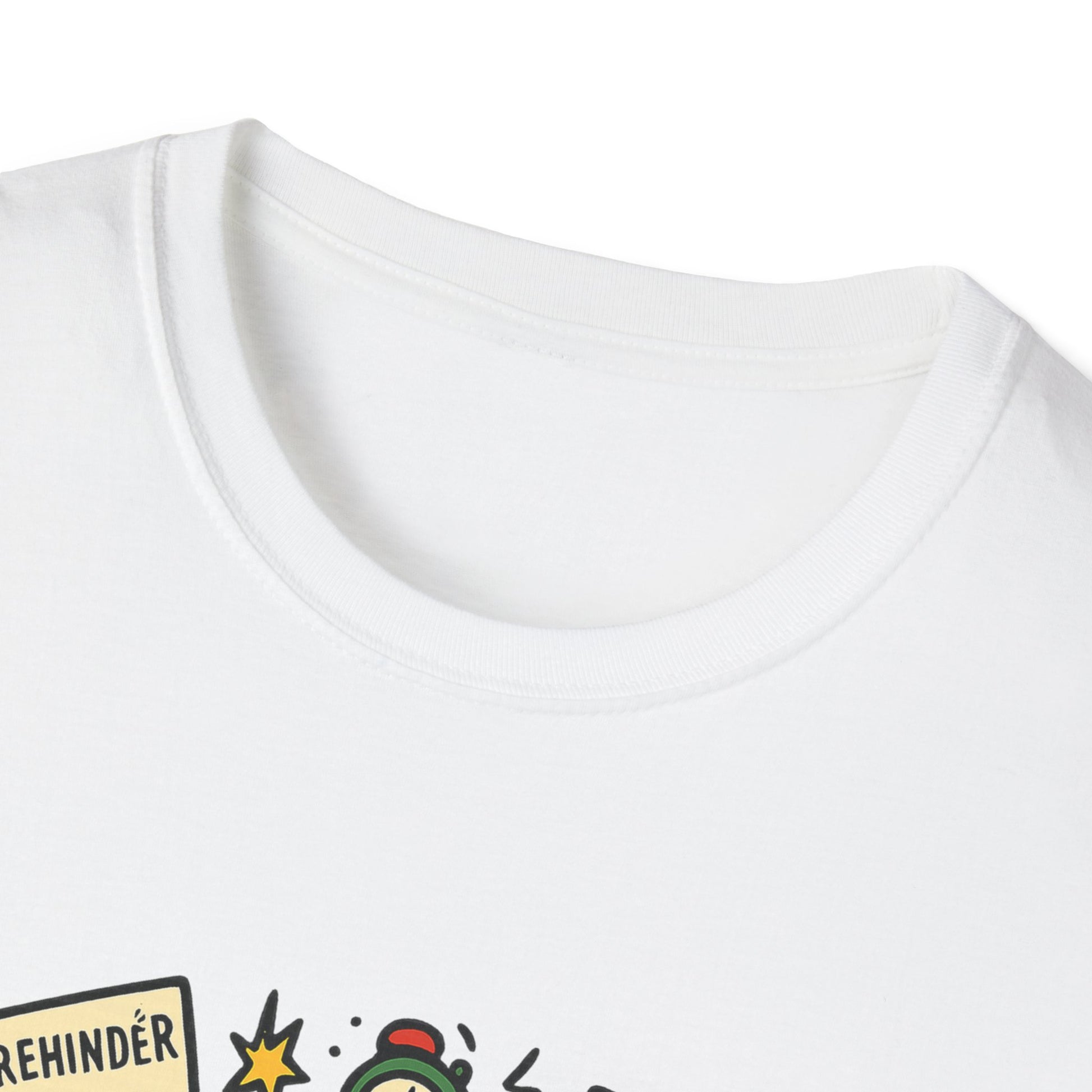 Alternate shirt color view featuring the Calendar Goblin product artwork