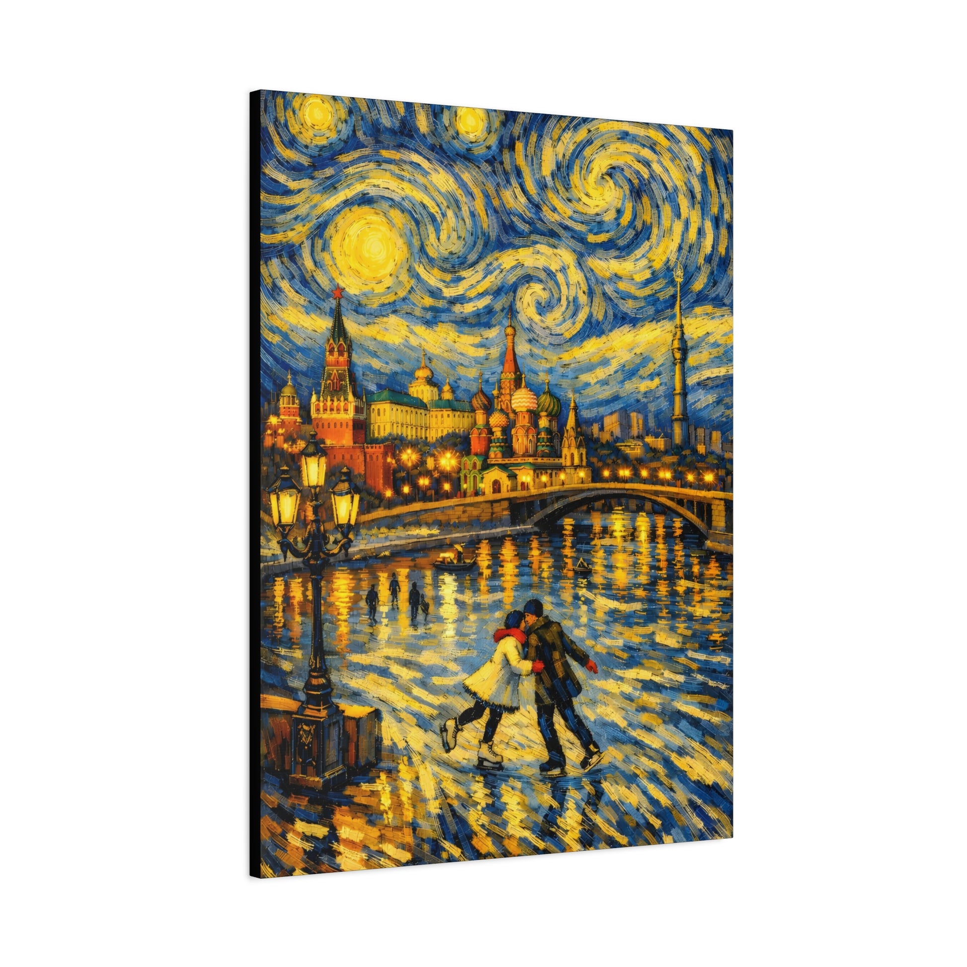 Moscow in a Starry Night – Van Gogh Inspired Canvas Print in Van Gogh style canvas art, product image 60 of 68