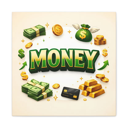 Money Power Canvas Wall Art Canvas image 6