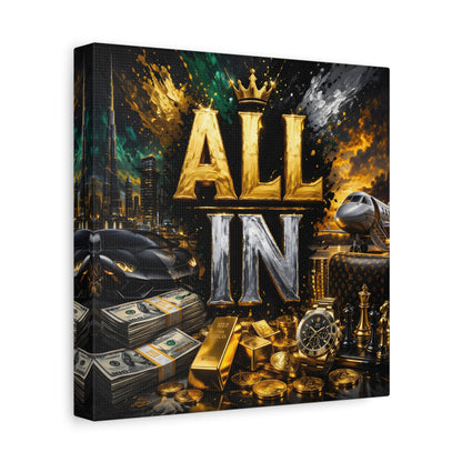 All In – Luxury Entrepreneur canvas wall art, product image 14 of 40
