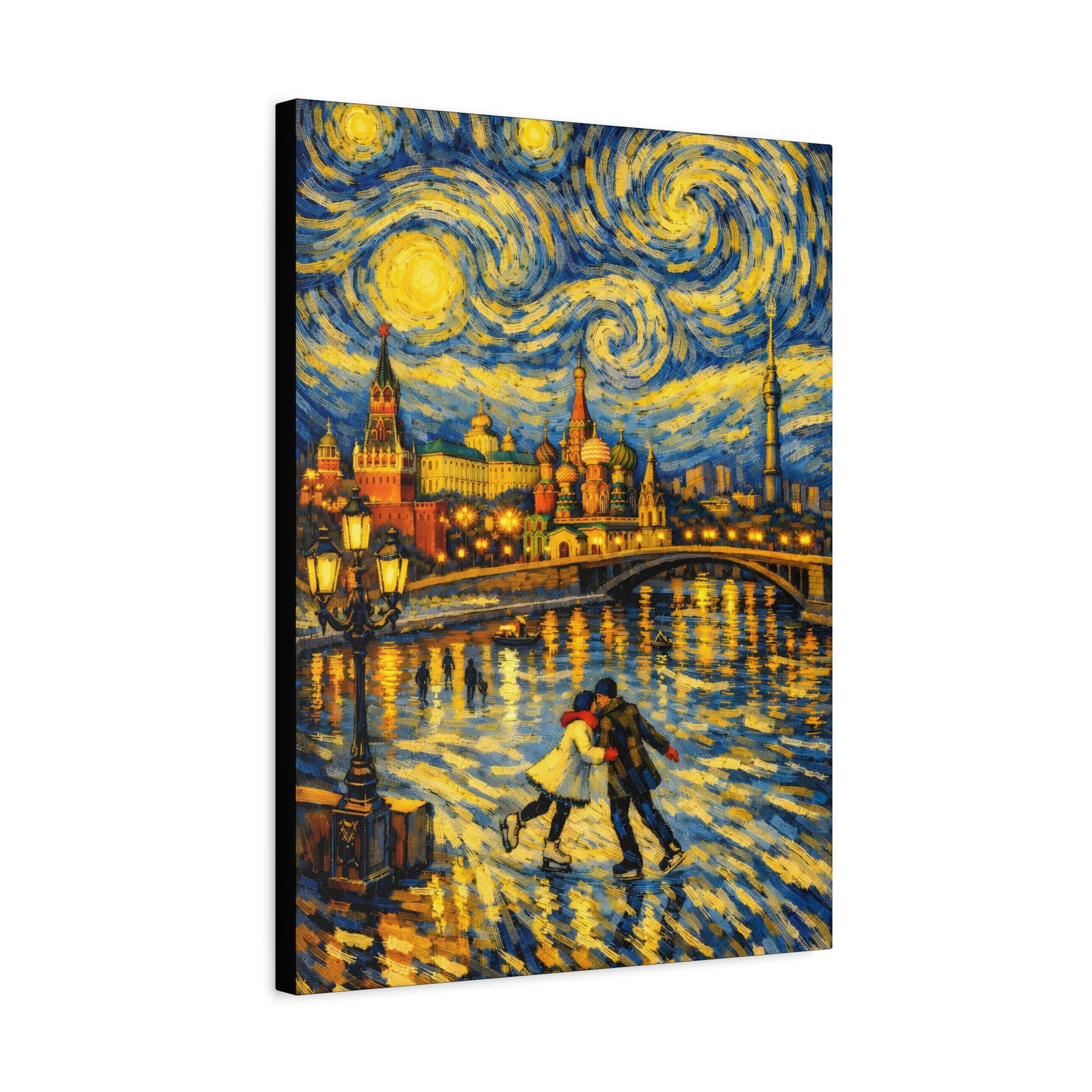 Moscow in a Starry Night – Van Gogh Inspired Canvas Print in Van Gogh style canvas art, product image 39 of 68
