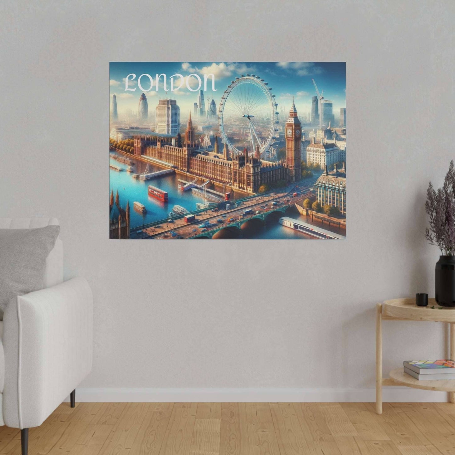 London Skyline Canvas Art