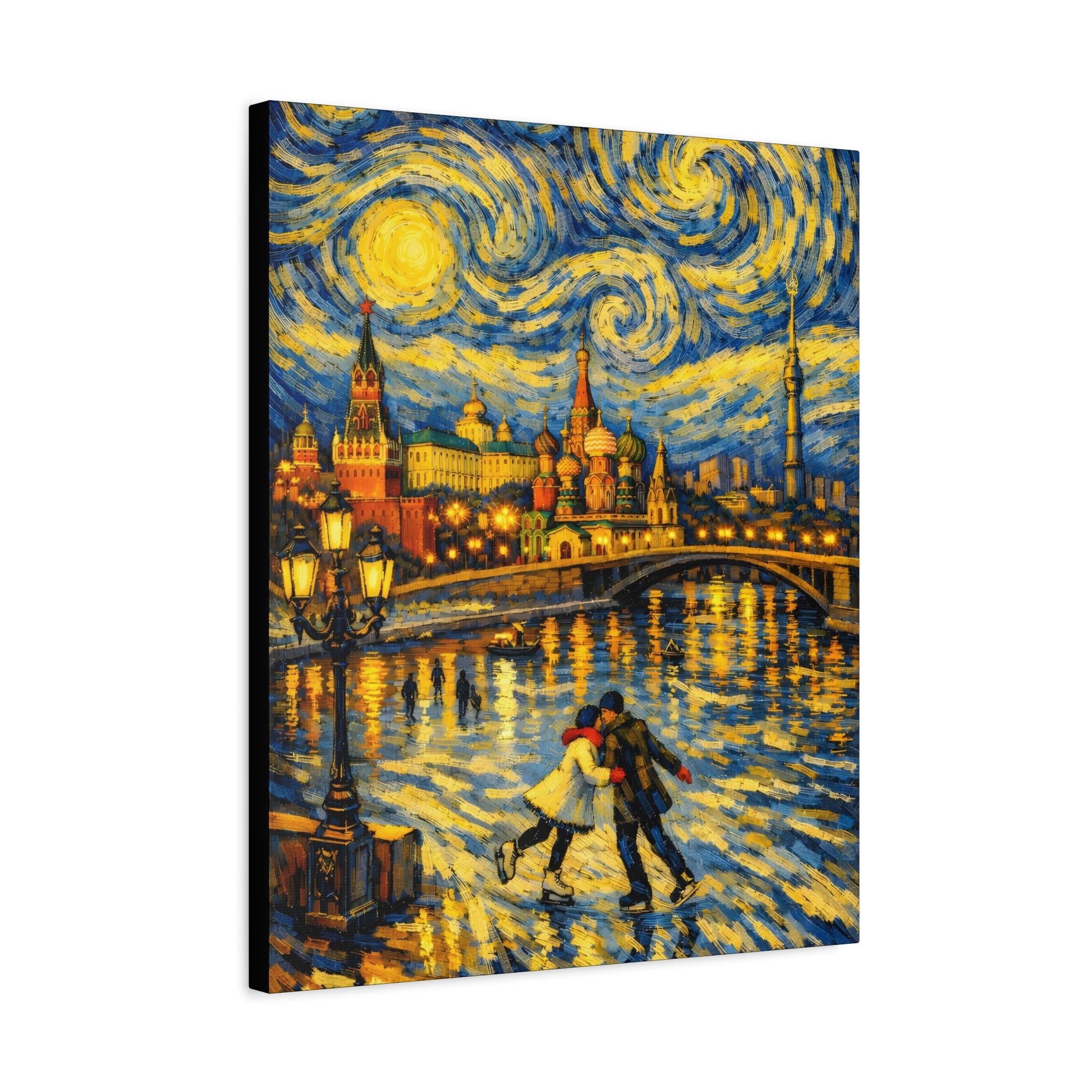 Moscow in a Starry Night – Van Gogh Inspired Canvas Print in Van Gogh style canvas art, product image 42 of 68
