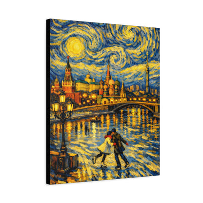 Moscow in a Starry Night – Van Gogh Inspired Canvas Print in Van Gogh style canvas art, product image 42 of 68