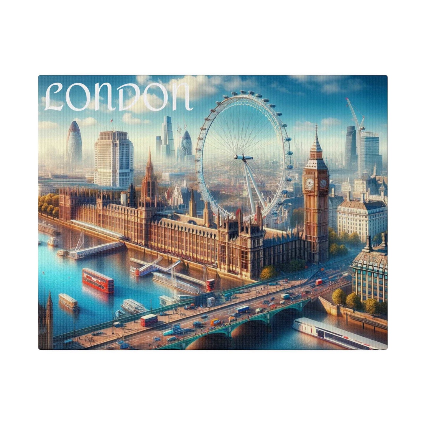 London Skyline Canvas Art