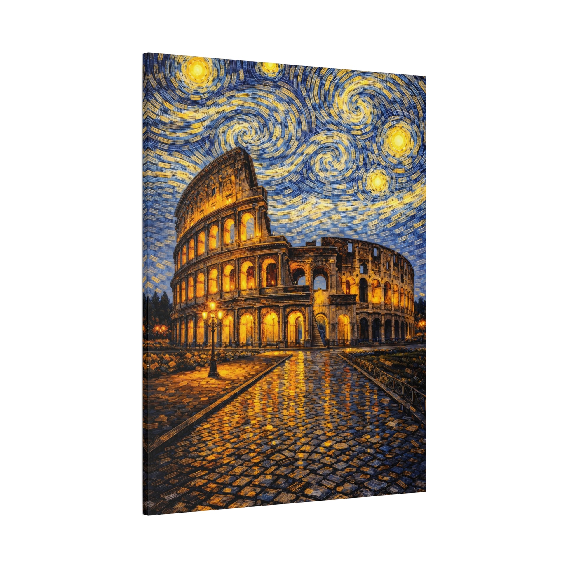 The Colosseum Under a Starry Sky – Van Gogh Inspired Canvas Print in Van Gogh style canvas art, product image 58 of 60