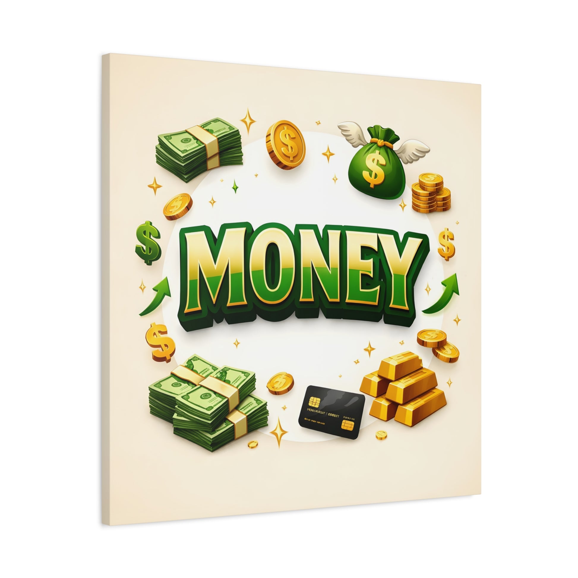 Money Power Canvas Wall Art Canvas image 32