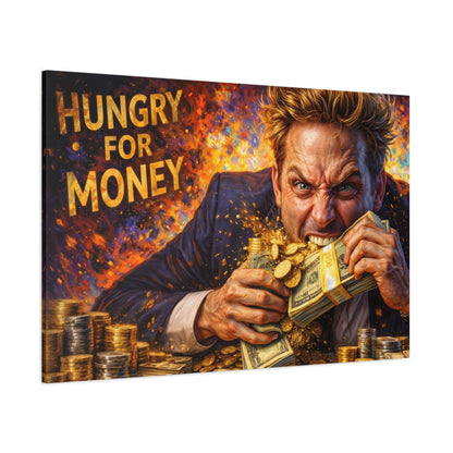 Hungry for Money – Entrepreneur Mindset canvas wall art, product image 59 of 64