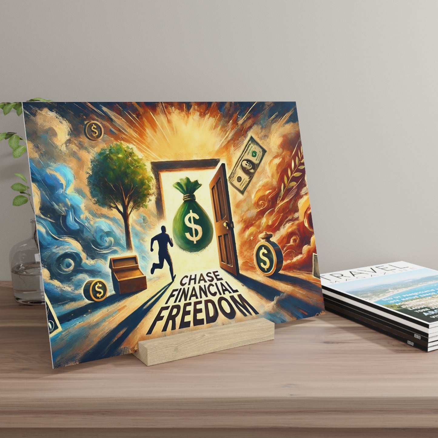 Chase Financial Freedom: Motivational Gallery Board – Inspirational Art