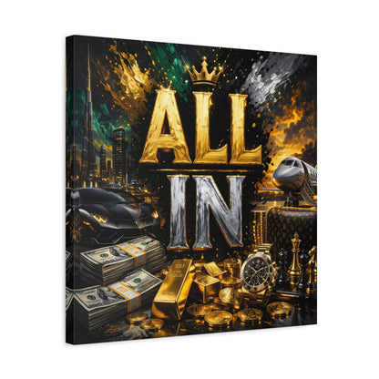 All In – Luxury Entrepreneur canvas wall art, product image 26 of 40