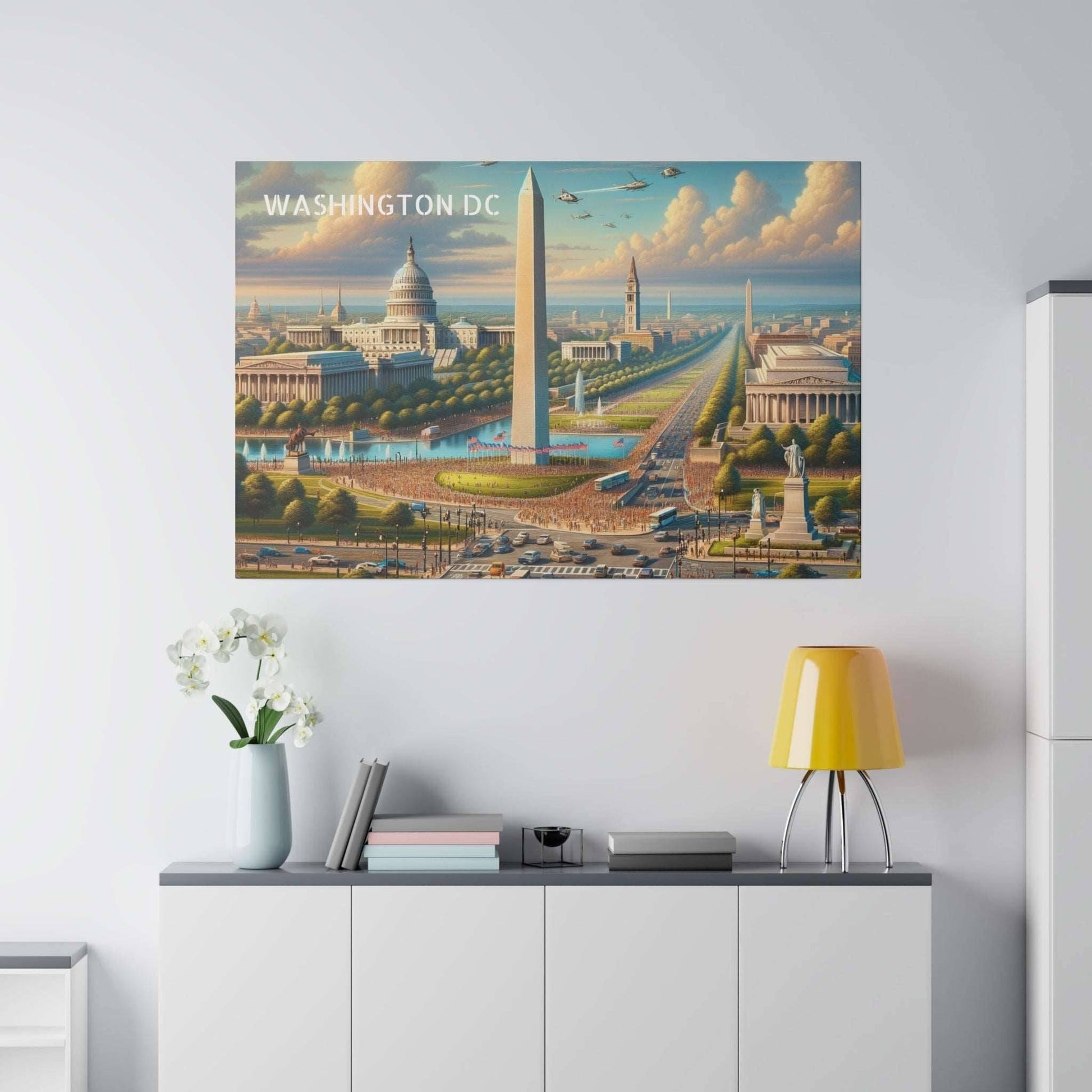 Washington DC Skyline Canvas Art