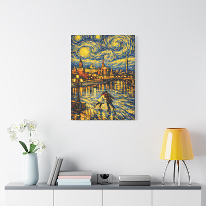 Moscow in a Starry Night – Van Gogh Inspired Canvas Print in Van Gogh style canvas art, product image 52 of 68