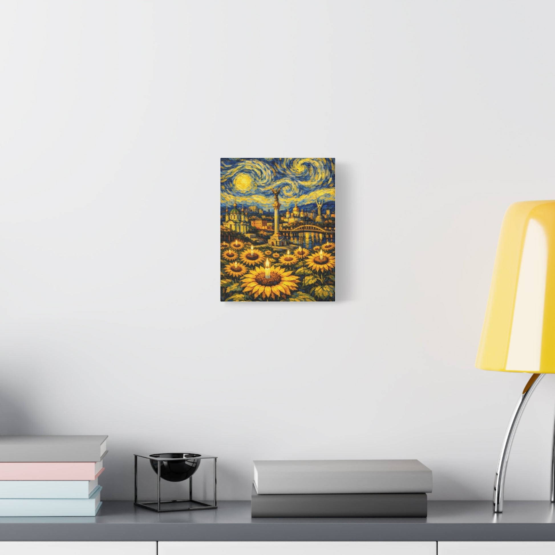 Kyiv Under a Starry Sky – Van Gogh Inspired Canvas Print in Van Gogh style canvas art, product image 14 of 48