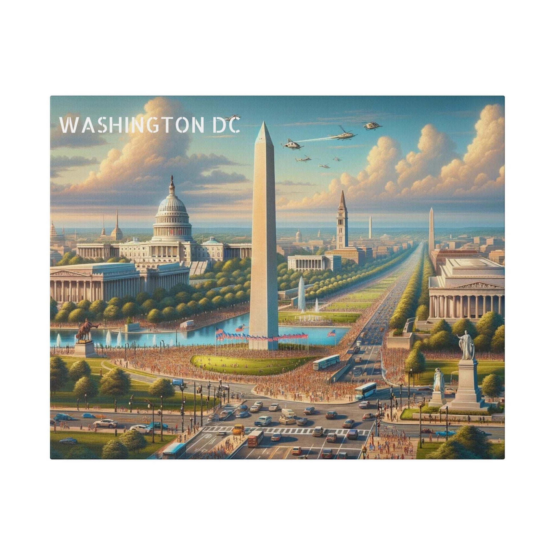 Washington DC Skyline Canvas Art